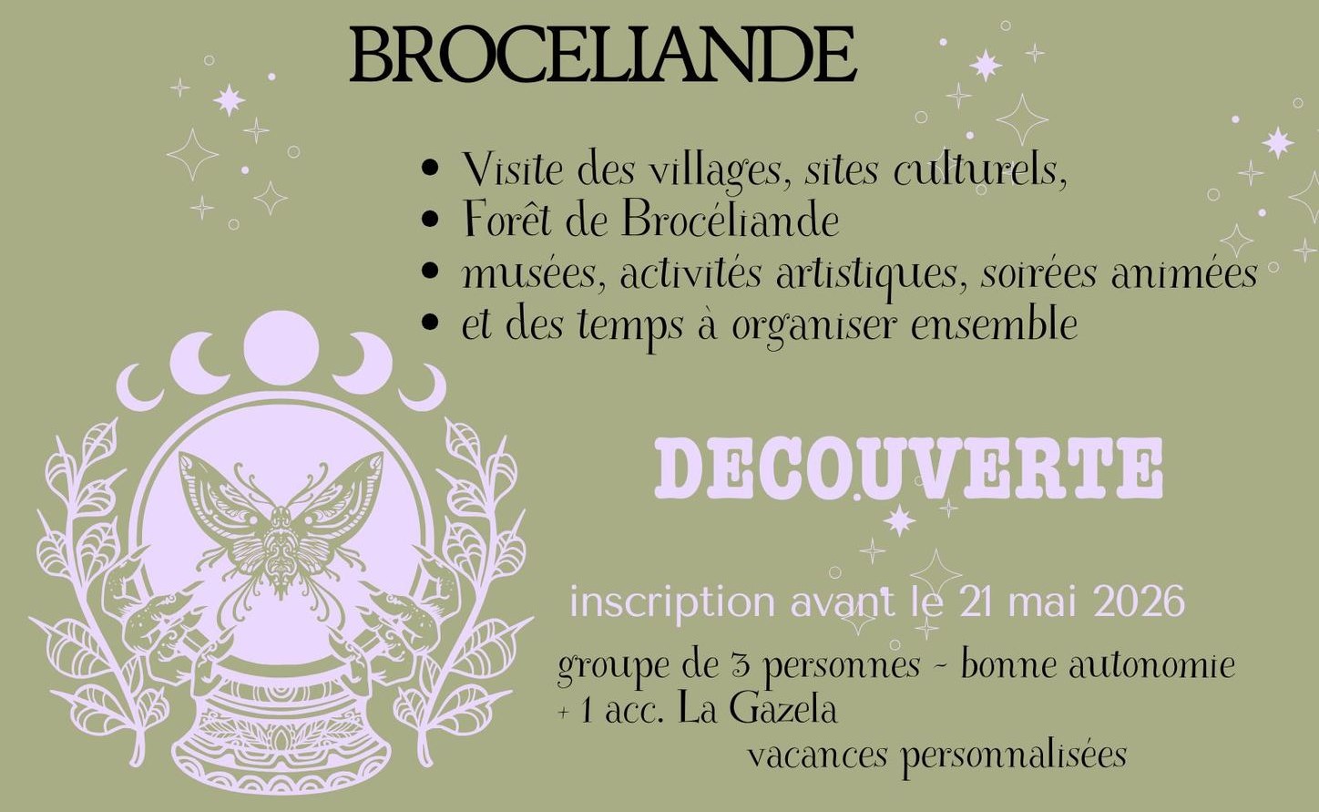 Brocéliande – reste 2 places