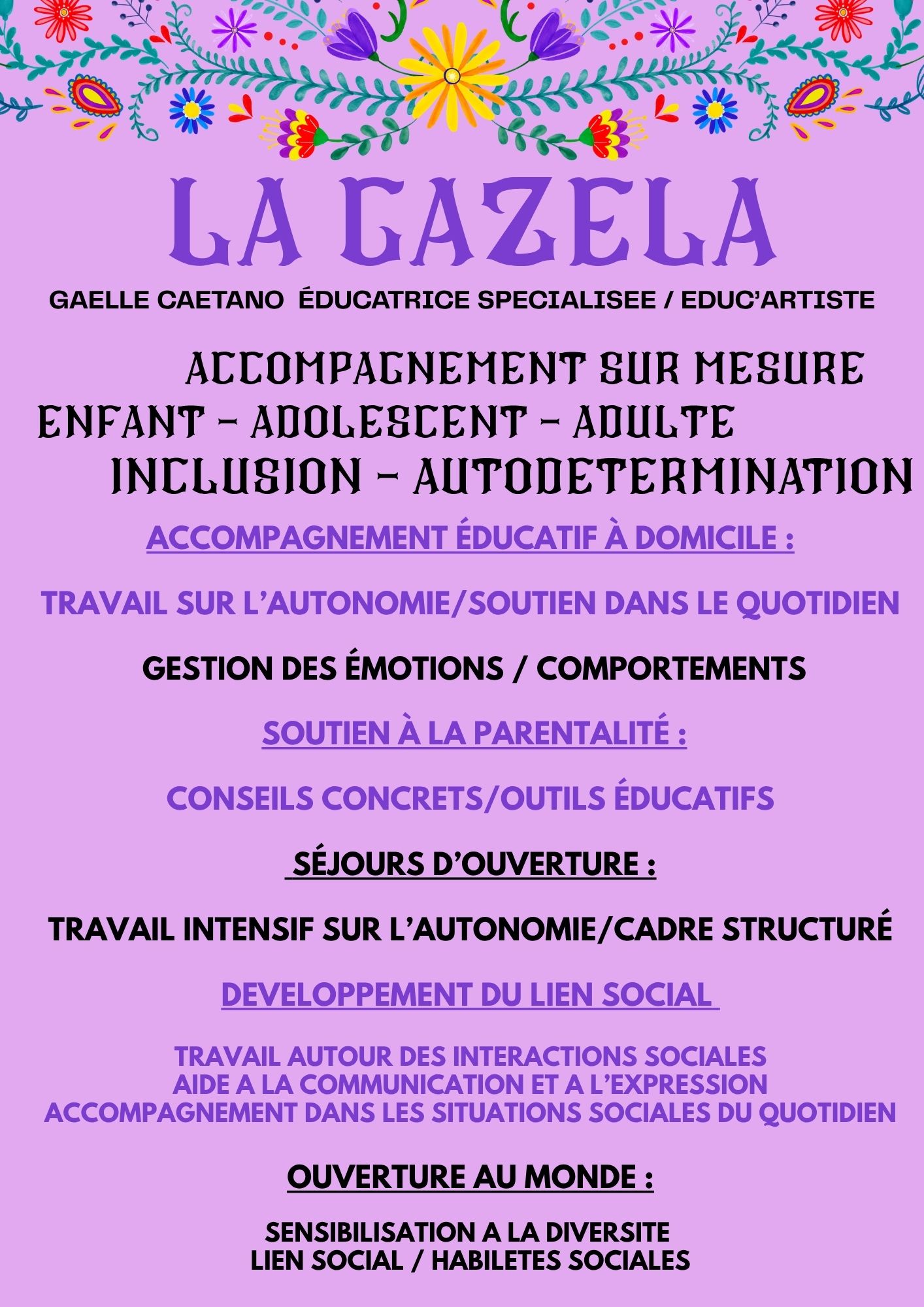 ACCOMPAGNEMENT PERSONNALISE