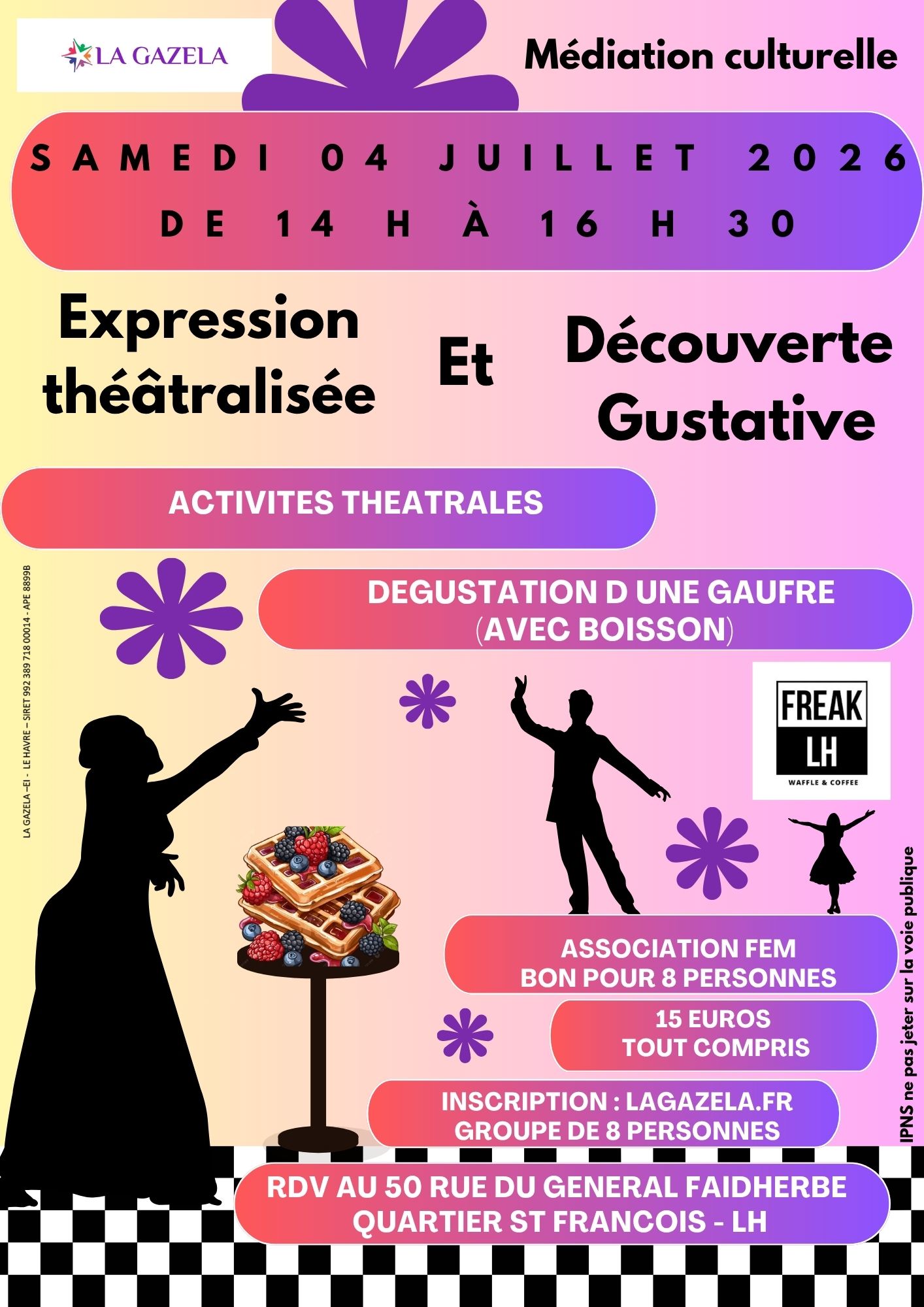 EXPRESSION THEATRALISEE ET DECOUVERTE GUSTATIVE