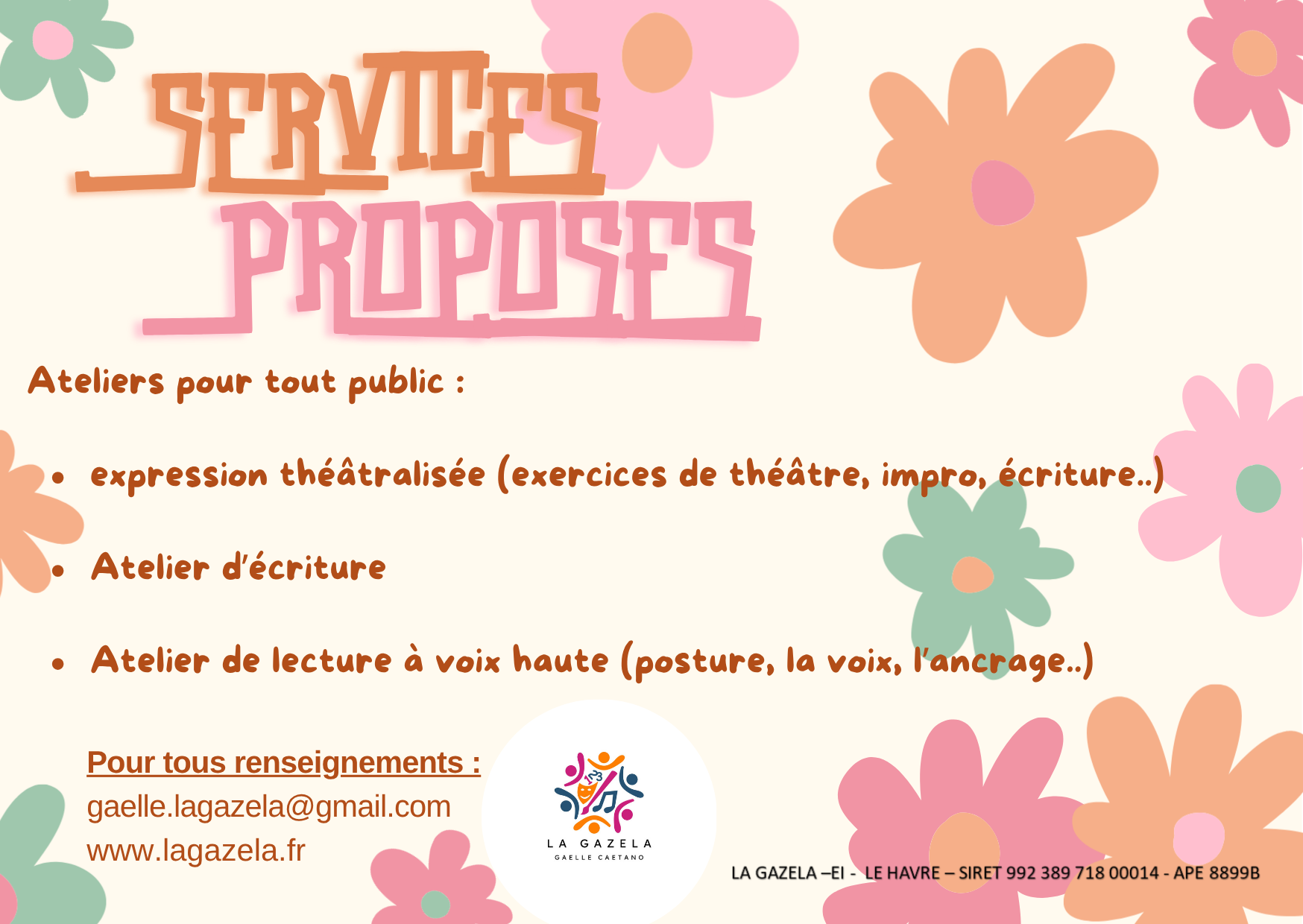 ATELIERS PROPOSES