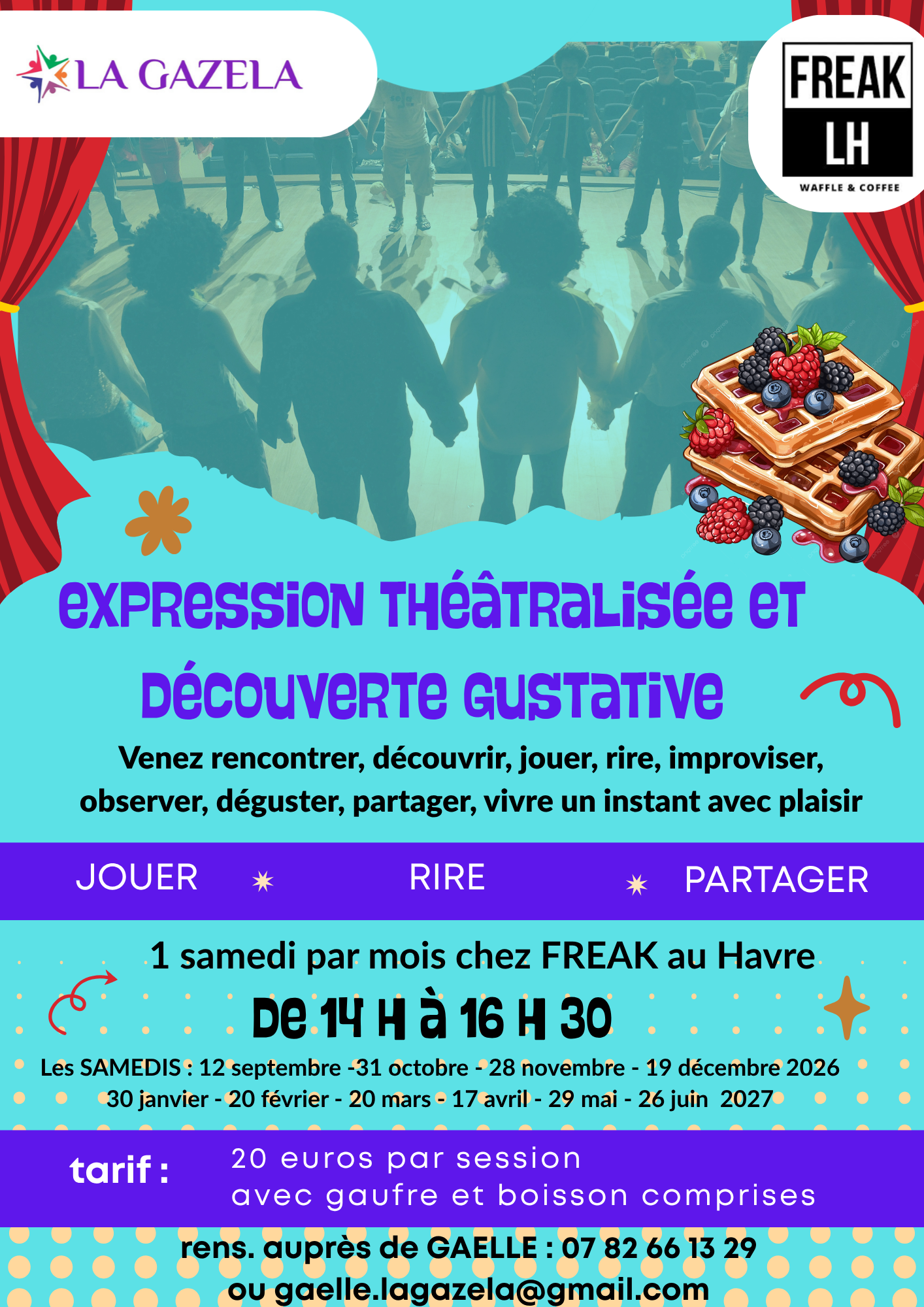 EXPRESSION THEATRALISEE ET DECOUVERTE GUSTATIVE 2026/2027